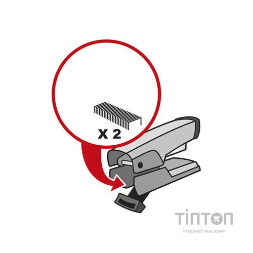 Степлер Maped ADVANCED METAL, металевий, 25л., (Скоби №24 / 6, 26/6), сині (MP.354512)