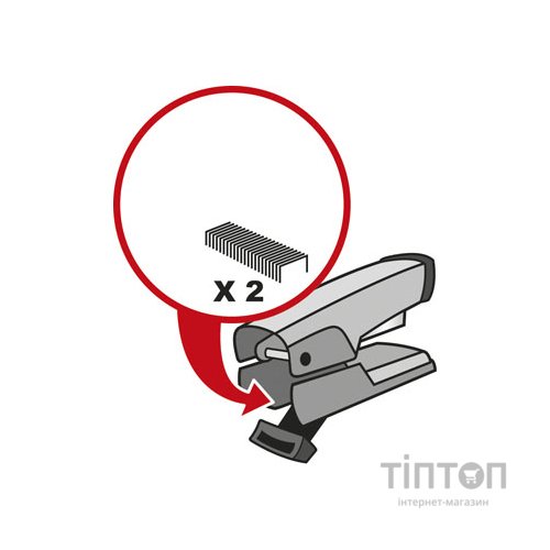 Степлер Maped ADVANCED METAL, металевий, 25л., (Скоби №24 / 6, 26/6), темн (MP.354511)