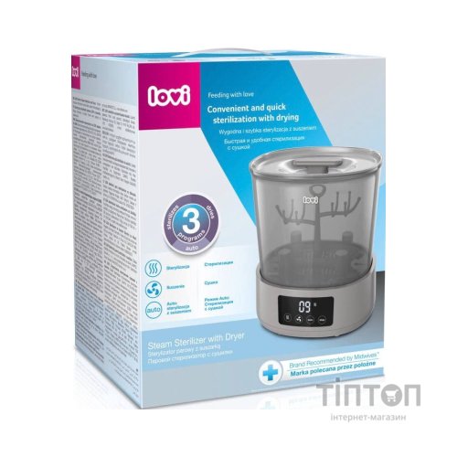 Стерилізатор Lovi електричний паровий зі сушаркою (12/209)