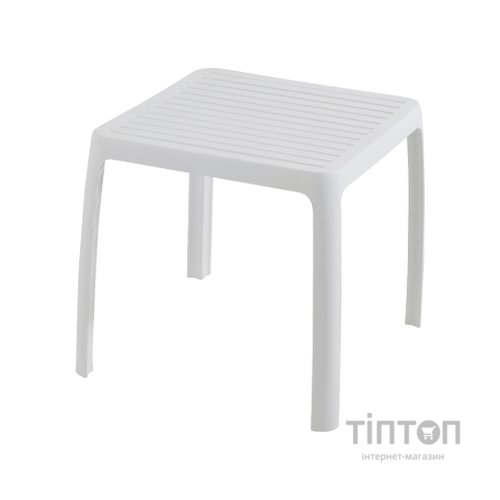 Стіл садовий PAPATYA до шезлонга Wave білий (4345)