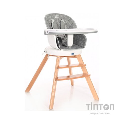 Стілець для годування Bertoni/Lorelli NAPOLI grey candy (23730)