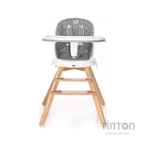 Стілець для годування Bertoni/Lorelli NAPOLI grey candy (23730)