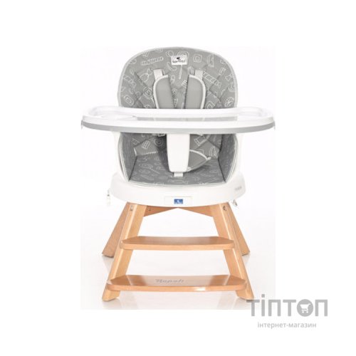 Стілець для годування Bertoni/Lorelli NAPOLI grey candy (23730)