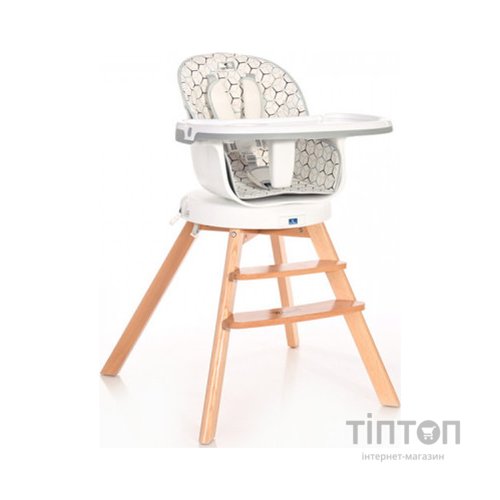 Стілець для годування Bertoni/Lorelli NAPOLI grey hexagons (23728)