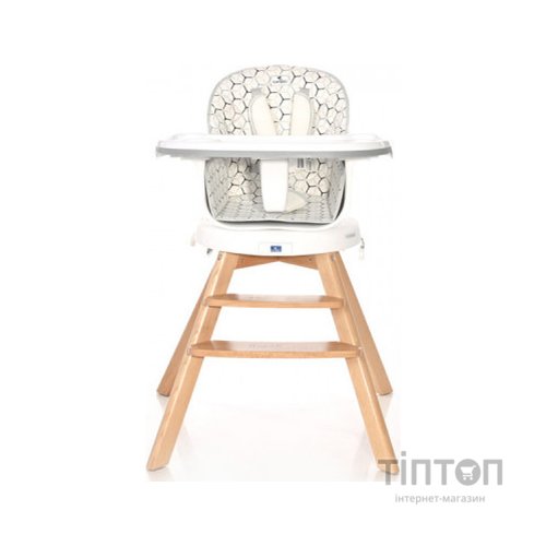 Стілець для годування Bertoni/Lorelli NAPOLI grey hexagons (23728)