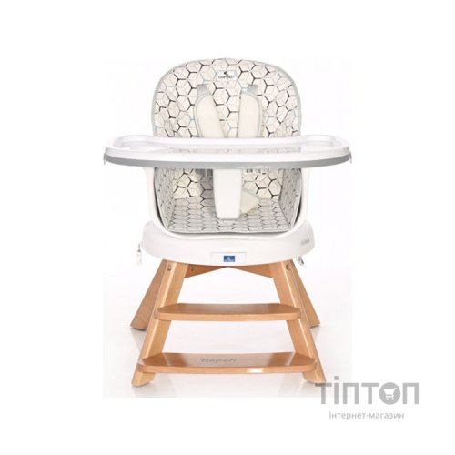 Стілець для годування Bertoni/Lorelli NAPOLI grey hexagons (23728)