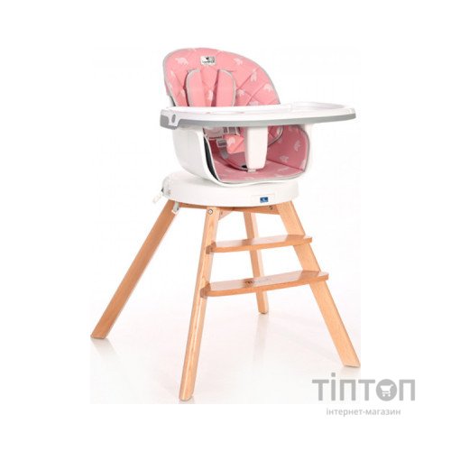 Стілець для годування Bertoni/Lorelli NAPOLI pink bears (23729)