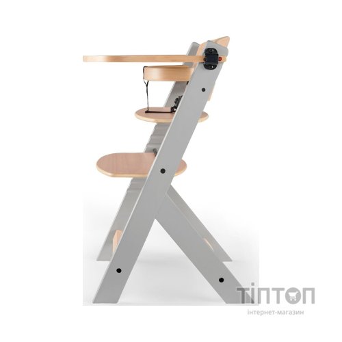 Стілець для годування Kinderkraft Enock Gray Wood (5902533915095)