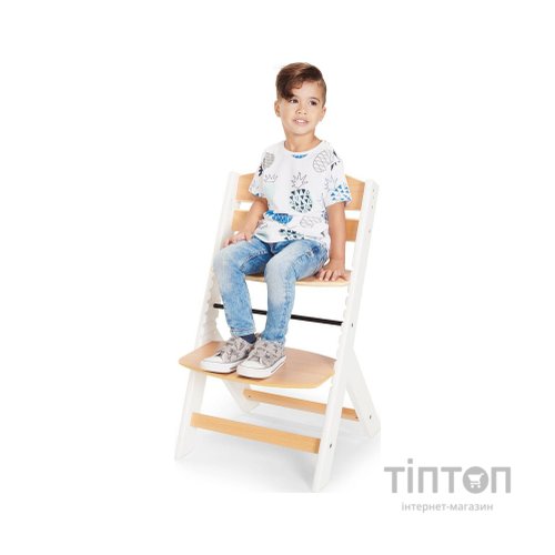 Стілець для годування Kinderkraft Enock Gray Wood (5902533915095)