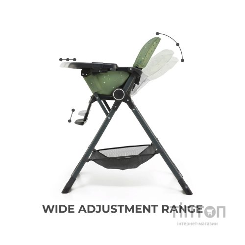 Стілець для годування Kinderkraft Foldee Green (5902533922444)