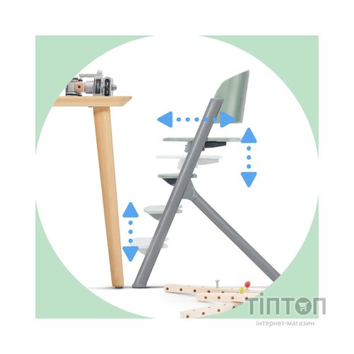 Стілець для годування Kinderkraft Livy Olive Green (5902533919628)