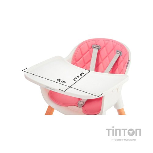 Стілець для годування Kinderkraft Sienna Pink (5902533915132)