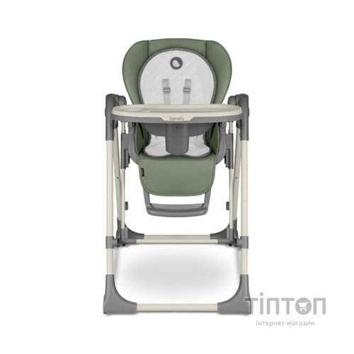 Стілець для годування Lionelo 2 в 1 Laurice Green Olive з функцією гойдалки (LO-LAURICE GREEN OLIVE)
