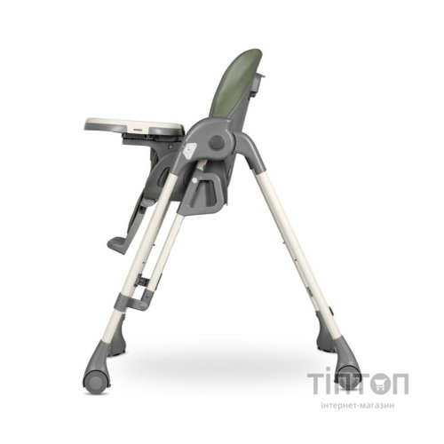 Стілець для годування Lionelo 2 в 1 Laurice Green Olive з функцією гойдалки (LO-LAURICE GREEN OLIVE)