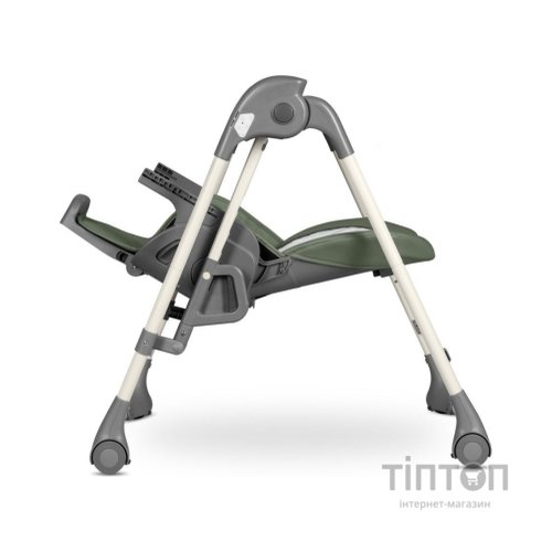Стілець для годування Lionelo 2 в 1 Laurice Green Olive з функцією гойдалки (LO-LAURICE GREEN OLIVE)