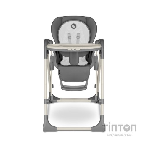 Стілець для годування Lionelo 2 в 1 Laurice Grey Stone з функцією гойдалки (LO-LAURICE GREY STONE)
