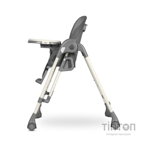 Стілець для годування Lionelo 2 в 1 Laurice Grey Stone з функцією гойдалки (LO-LAURICE GREY STONE)
