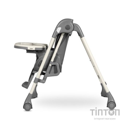 Стілець для годування Lionelo 2 в 1 Laurice Grey Stone з функцією гойдалки (LO-LAURICE GREY STONE)