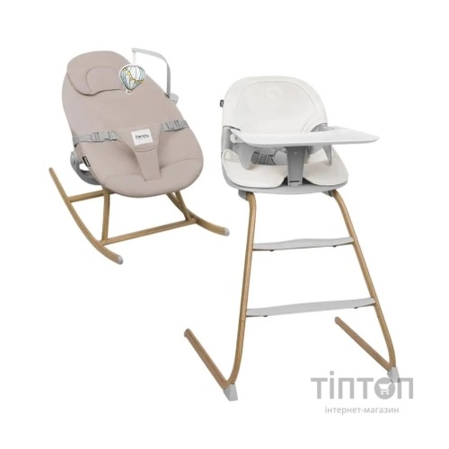 Стілець для годування Lionelo DALIA SET GREY STONE NATURAL (LO-DALIA SET GREY STONE NATURAL)