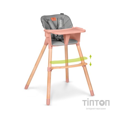 Стілець для годування Lionelo Koen pink rose (LO-KOEN PINK ROSE)