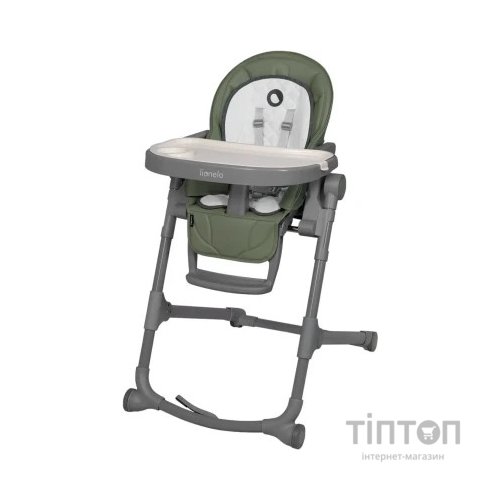 Стілець для годування Lionelo шезлонг Cora Plus Green Olive (LO-CORA PLUS GREEN OLIVE)
