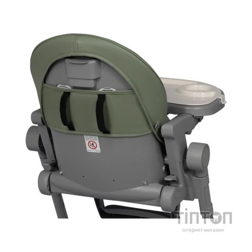 Стілець для годування Lionelo шезлонг Cora Plus Green Olive (LO-CORA PLUS GREEN OLIVE)