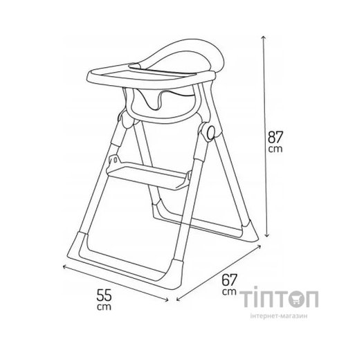 Стілець для годування MoMi KALA Green (KRKA00026)