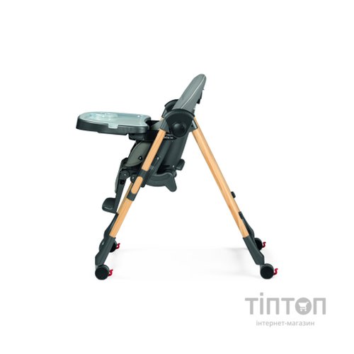 Стілець для годування Peg-Perego Prima Pappa Follow Me Amblance Ice преміум Сірий (IH01000002BL73)