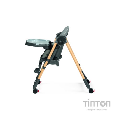 Стілець для годування Peg-Perego Prima Pappa Follow Me Amblance Ice преміум Сірий (IH01000002BL73)