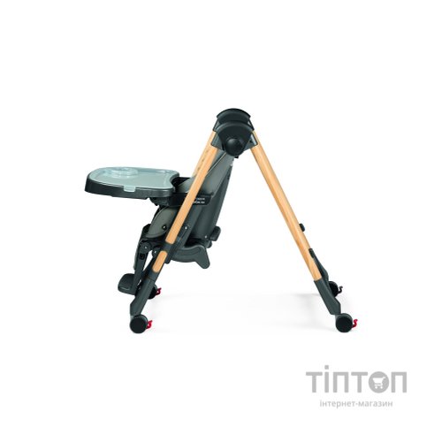 Стілець для годування Peg-Perego Prima Pappa Follow Me Amblance Ice преміум Сірий (IH01000002BL73)