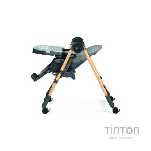 Стілець для годування Peg-Perego Prima Pappa Follow Me Amblance Ice преміум Сірий (IH01000002BL73)