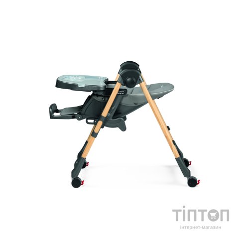 Стілець для годування Peg-Perego Prima Pappa Follow Me Amblance Ice преміум Сірий (IH01000002BL73)