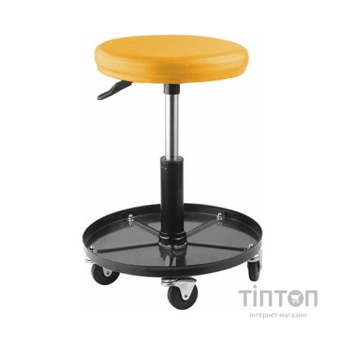 Стілець садовий Tolsen пневматичний на колесах, до 150 кг (65495)