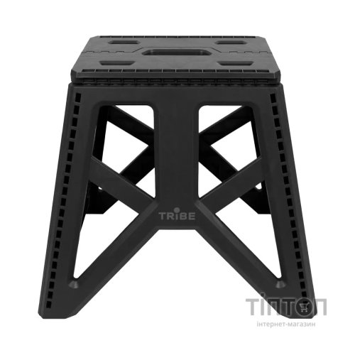 Стілець складаний Tribe Camp Chair High пластиковий black (T-EF-0002-black)