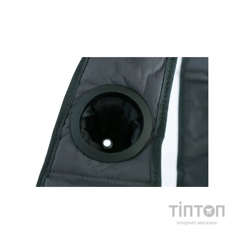 Стілець Tramp TRF-012 складаний, поліестер, 90 кг, 4 кг, чорний