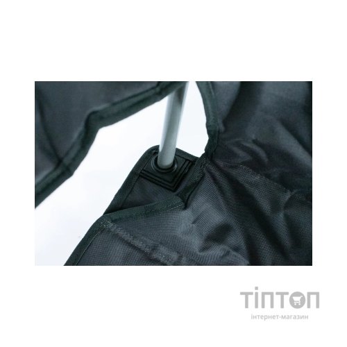 Стілець Tramp TRF-012 складаний, поліестер, 90 кг, 4 кг, чорний