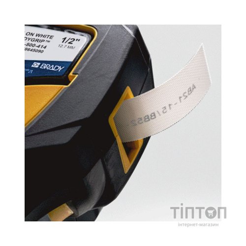 Стрічка для принтера етикеток Brady M21-500-414 BradyGrip, 12.7мм х 3.05м, black on white, Velcro (151515)
