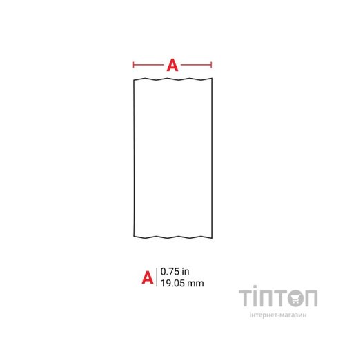 Стрічка для принтера етикеток Brady MC-750-499, безперервна стрічка 19,05 мм х 4.88 м. (MC-750-499)