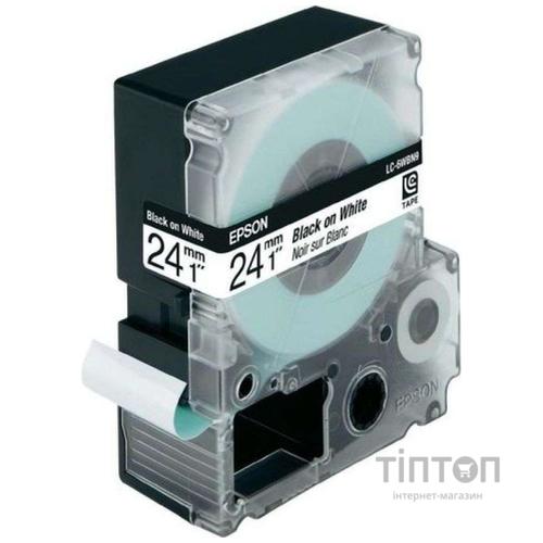 Стрічка для принтера етикеток Epson Labelworks LC-6WBN9 (C53S656006)