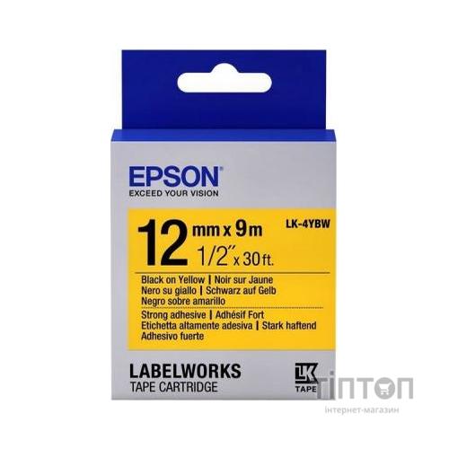 Стрічка для принтера етикеток Epson LK4YBW9 (C53S654014)