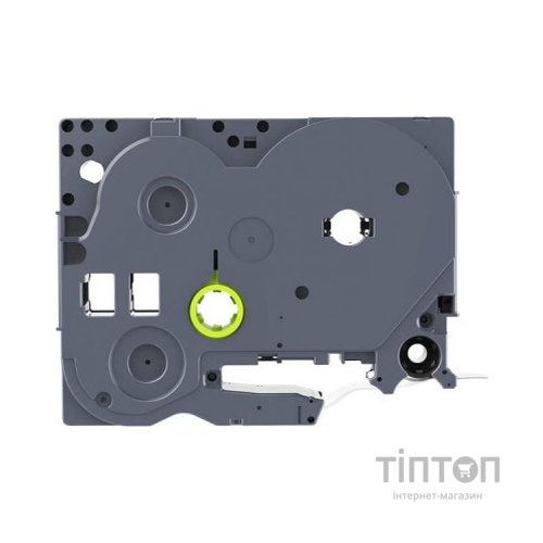 Стрічка для принтера етикеток UKRMARK B-T425P, ламінована, 9мм х 8м, white on red, аналог TZe425 (900555)