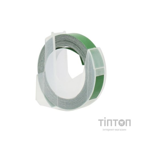 Стрічка для принтера етикеток UKRMARK D-520103-GR, 9 мм х 3 м, зелена, аналог DYMO 520103 / S0898160 (900860)