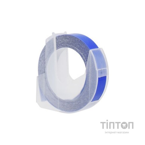 Стрічка для принтера етикеток UKRMARK D-520106-BL, 9 мм х 3 м, синя, аналог DYMO 520106 / S0898140 (900862)