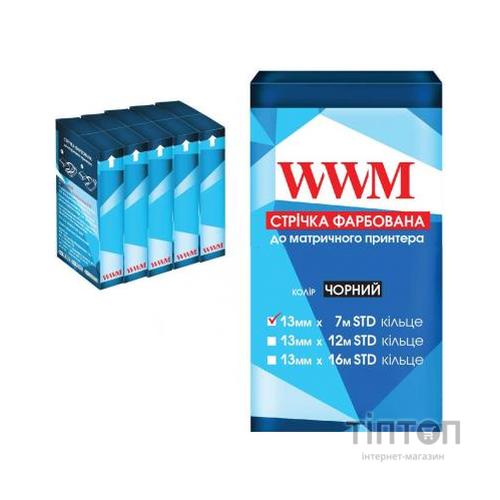 Стрічка до принтерів 13мм х 12м Refill STD Purple*5шт (л/м) WWM (R13.12HMP5)