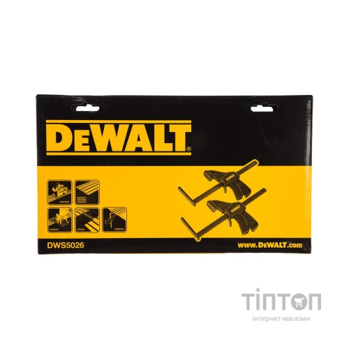 Струбцина DeWALT для направляючих шин DWS5021/DWS5022/DWS5023, 2 шт (DWS5026)