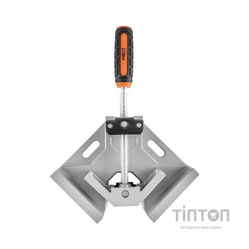Струбцина Neo Tools кутова, алюмінієва, напрямна 95 мм, 70х70мм (45-490)
