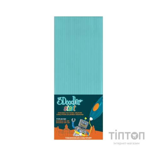 Стрижень для 3D-ручки 3Doodler Start Голубые 24 шт (3DS-ECO05-BLUE-24)