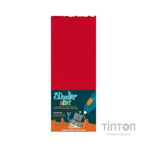 Стрижень для 3D-ручки 3Doodler Start червоні 24 шт (3DS-ECO03-RED-24)
