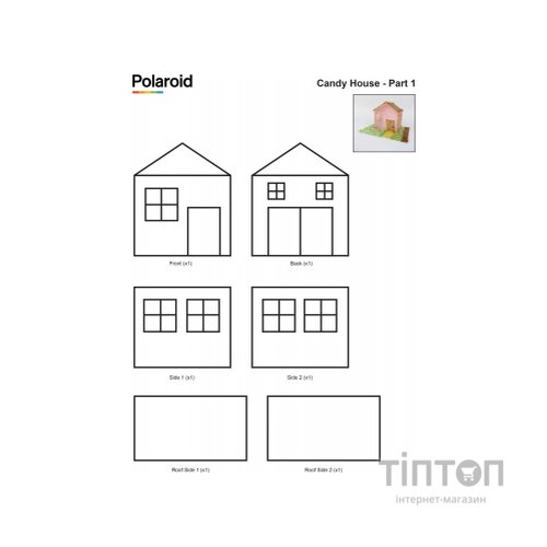 Стрижень для 3D-ручки Polaroid Candy pen, апельсин, помаранчевий (40 шт (PL-2506-00)