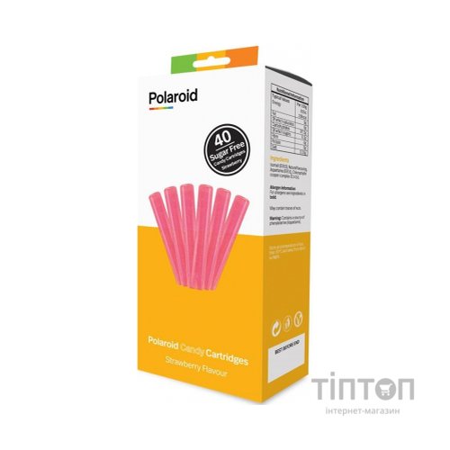 Стрижень для 3D-ручки Polaroid Candy pen, полуниця, рожевий (40 шт) (PL-2505-00)